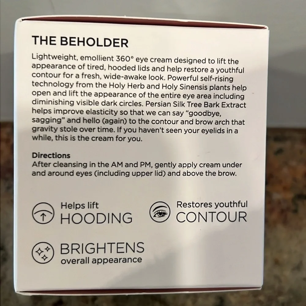 Beautybio The Beholder Lid-Lifting Eye Cream .5 fl oz NIB